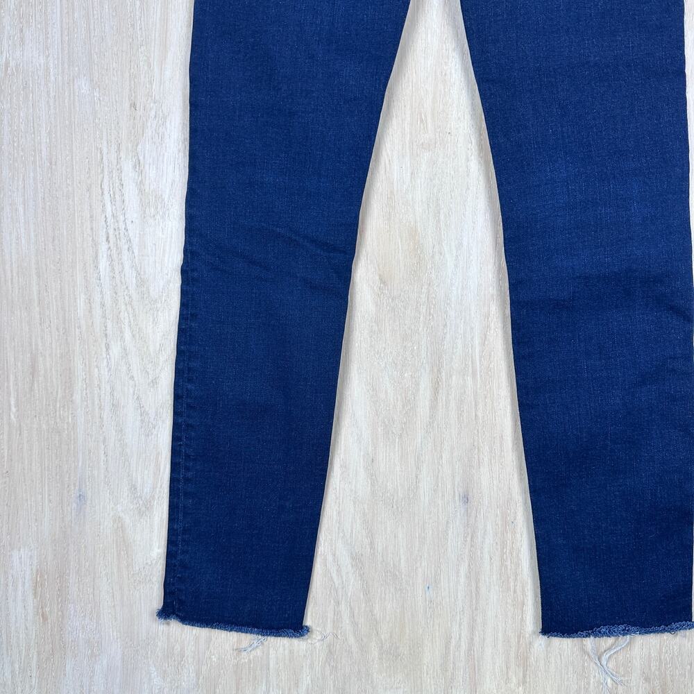 Hudson Nico Super Skinny Mid Rise Blue Dark Wash Casual Denim Jeans Women's 26 - Picture 9 of 16